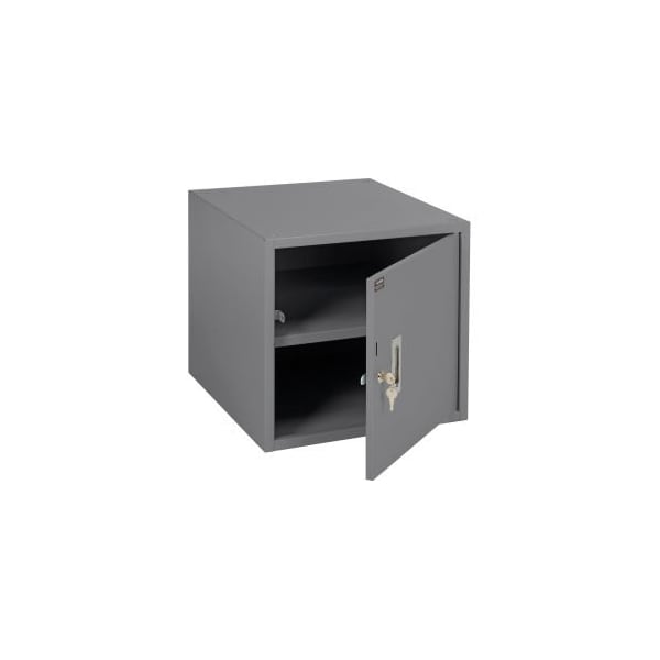 Global Equipment Steel Cabinet, W/ 32 Lbs Capacity, 17-1/4 in W x 20 in D, Gray 273116GY - main